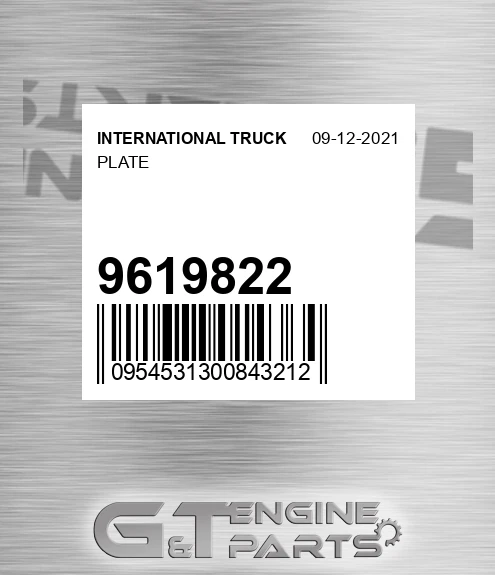 9619822 Plate for INTERNATIONAL TRUCK