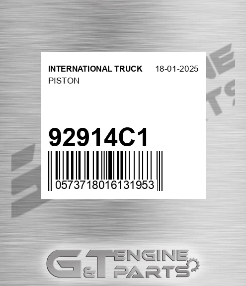 92914C1 Piston