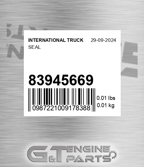 83945669 INTERNATIONAL TRUCK Seal