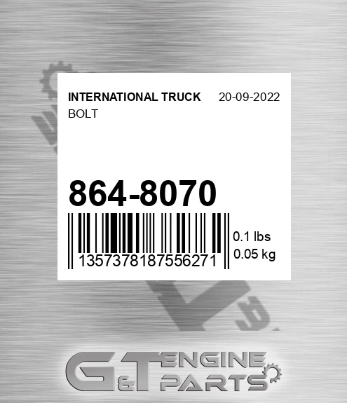 864-8070 Bolt