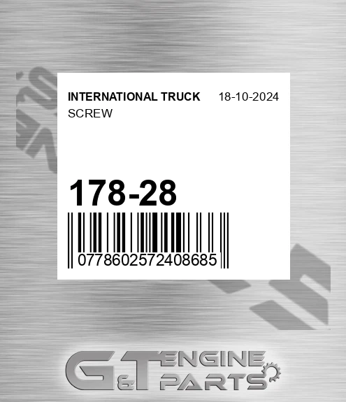 178-28 Screw