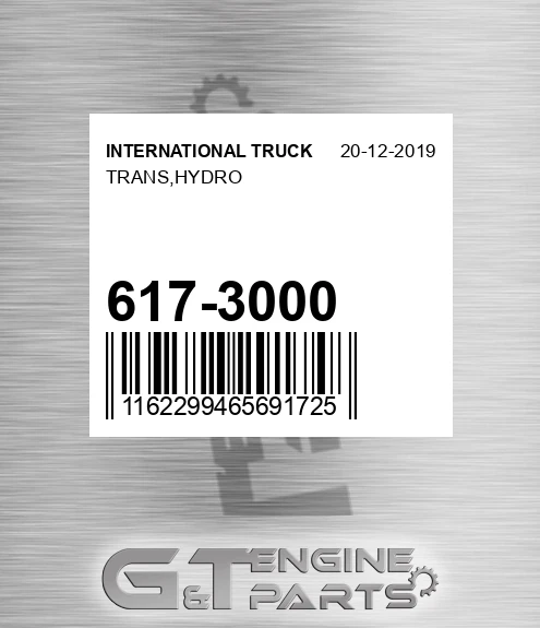 617-3000 Trans,hydro