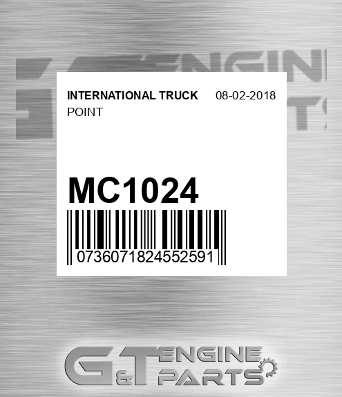 MC1024 INTERNATIONAL TRUCK Point