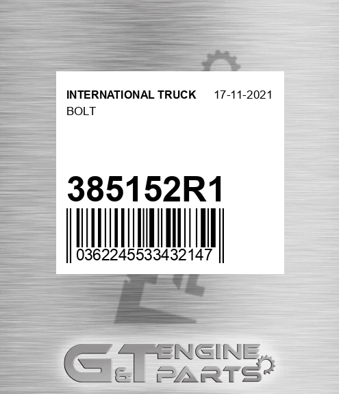 385152R1 Bolt