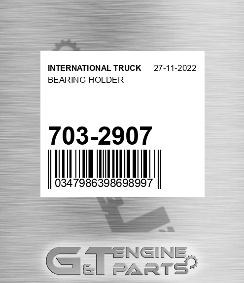 703-2907 Bearing Holder