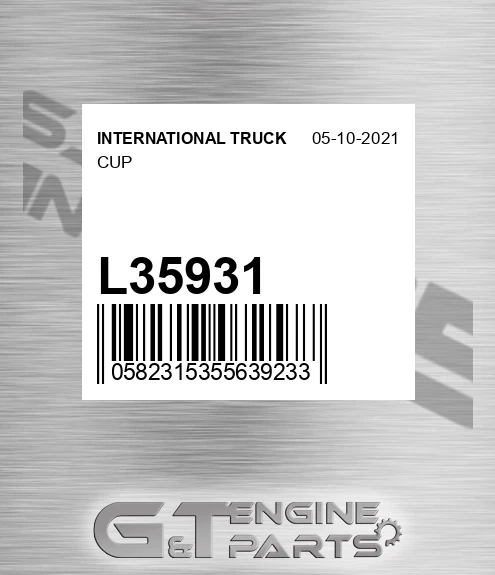 L35931 INTERNATIONAL TRUCK Cup
