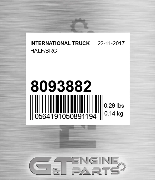 8093882 Half/brg