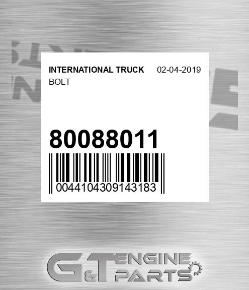 80088011 Bolt