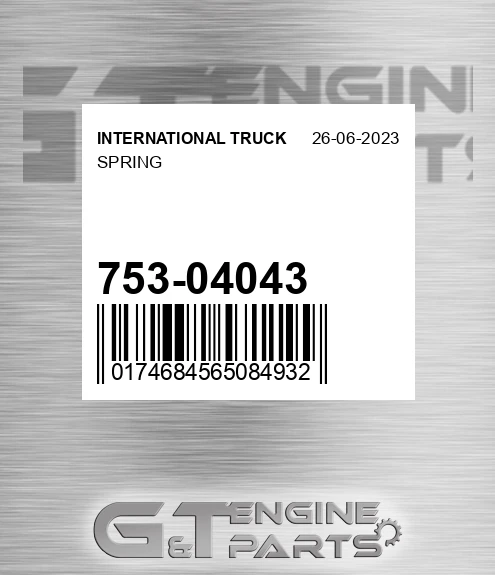 753-04043 Spring