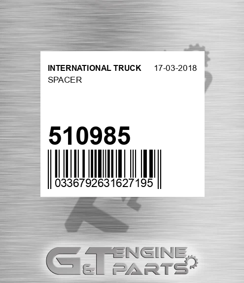510985 Spacer