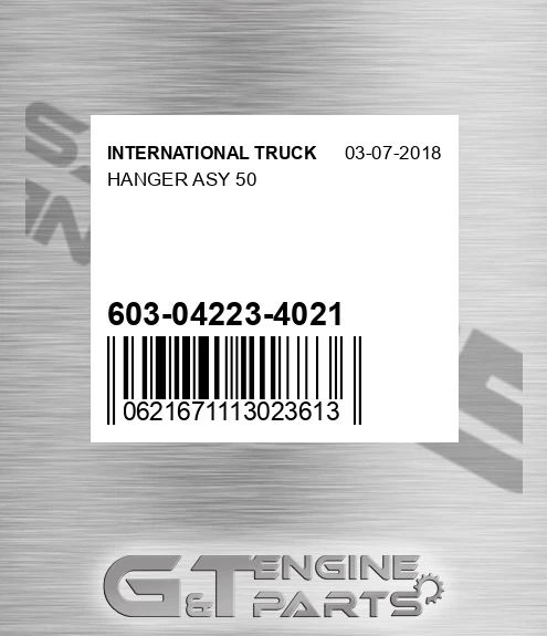 603-04223-4021 Hanger Asy 50