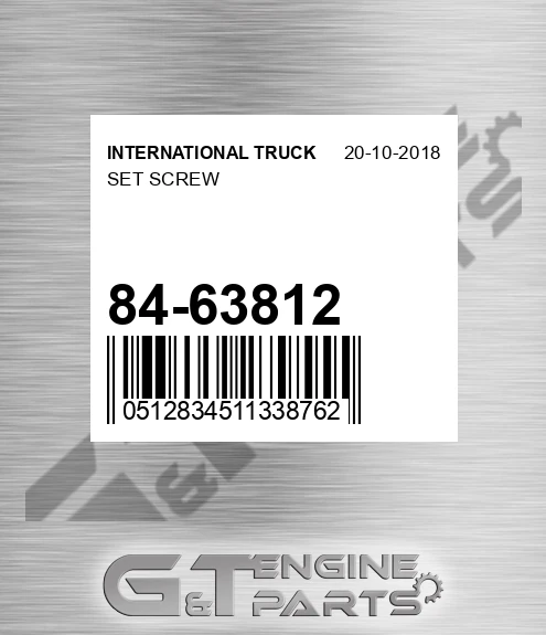 84-63812 Set Screw