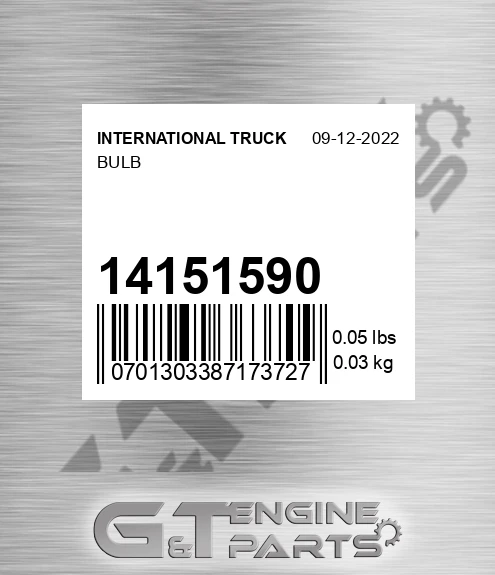 14151590 Bulb