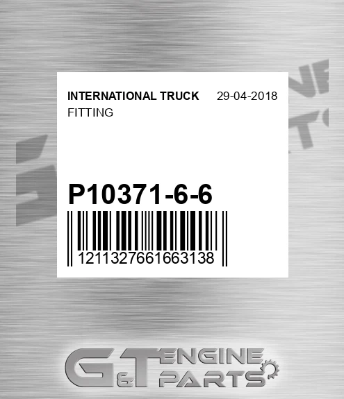 P10371-6-6 Fitting for INTERNATIONAL TRUCK