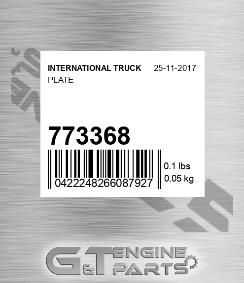 773368 Plate