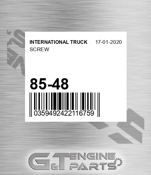85-48 Screw