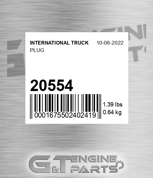205-54 Plug