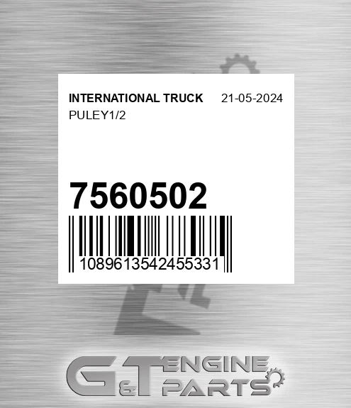 756-0502 Puley1/2 for INTERNATIONAL TRUCK