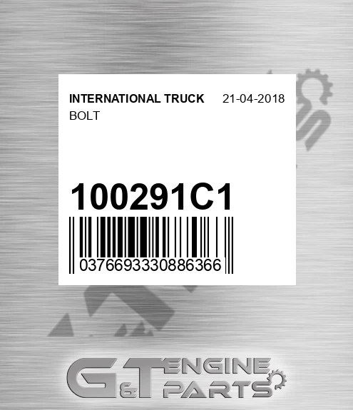 100291C1 Bolt