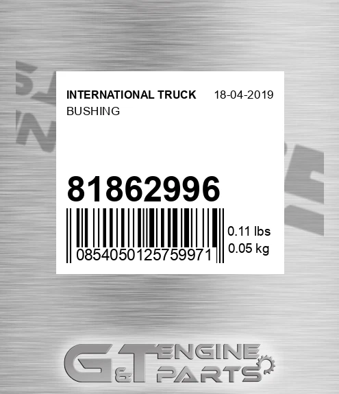 81862996 Bushing