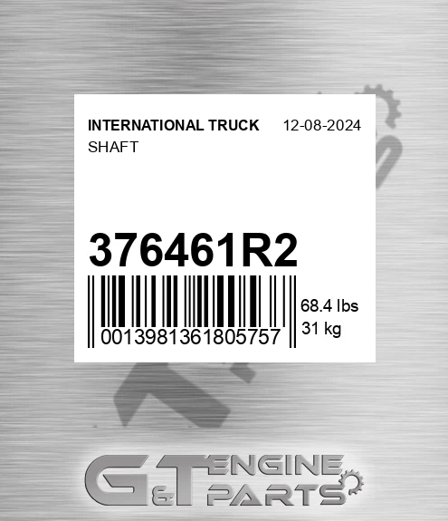 376461R2 Shaft