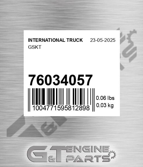 76034057 Gskt