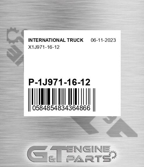 P-1J971-16-12 X1j971-16-12