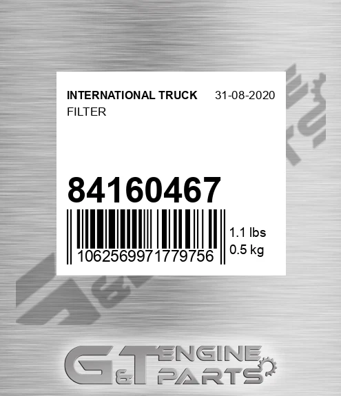 84160467 INTERNATIONAL TRUCK Filter