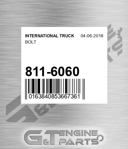 811-6060 Bolt