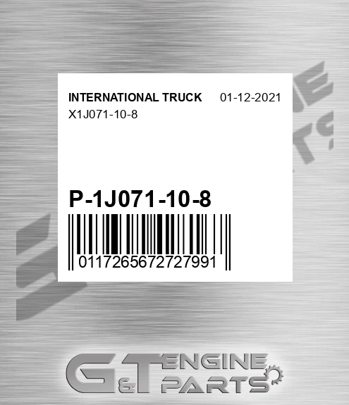 P-1J071-10-8 X1j071-10-8
