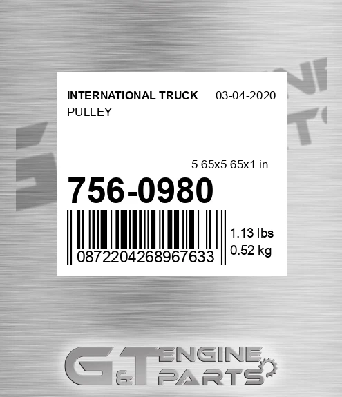 756-0980 Pulley