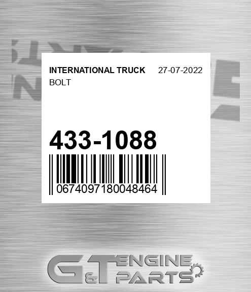 433-1088 Bolt