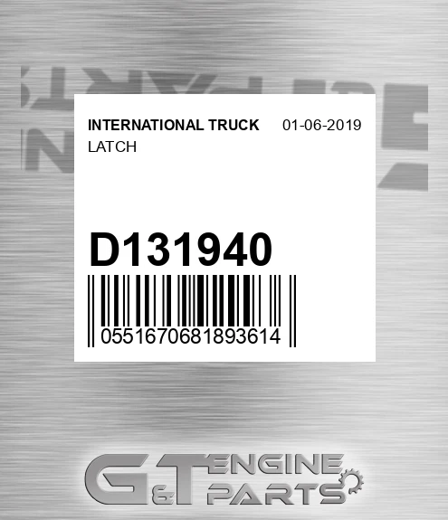 D131940 Latch