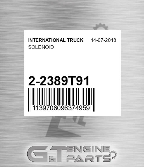 2-2389T91 Solenoid