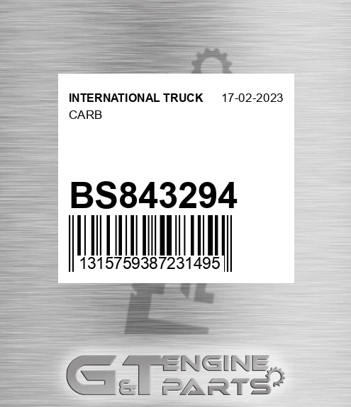 BS843294 Carb