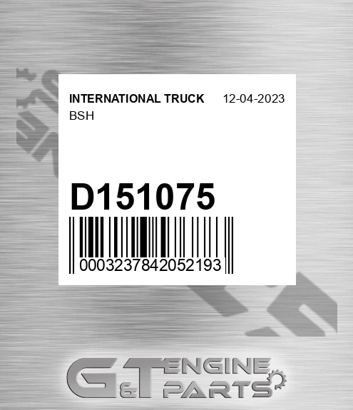 D151075 Bsh