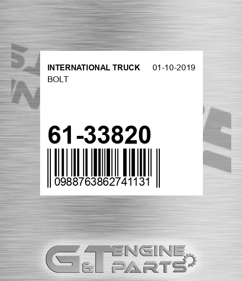 61-33820 Bolt