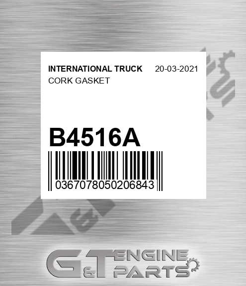 B4516A Cork Gasket