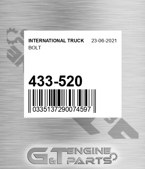 433-520 Bolt