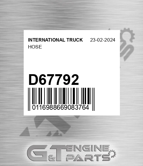 D67792 Hose