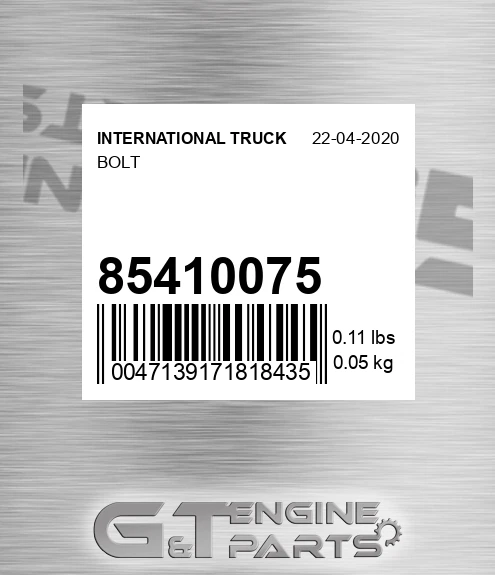 854-10075 Bolt