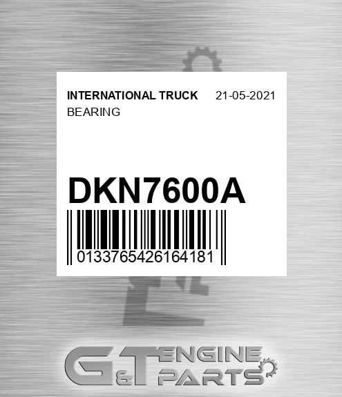 DKN7600A Bearing