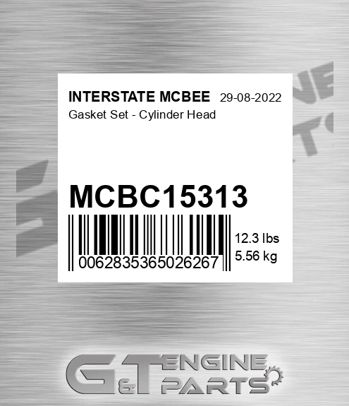 MCBC15313 Gasket Set - Cylinder Head