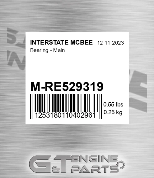M-RE529319 Bearing - Main