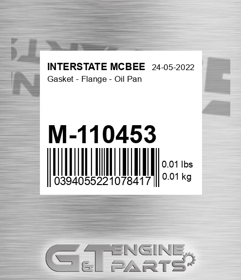 M-110453 Gasket - Flange - Oil Pan
