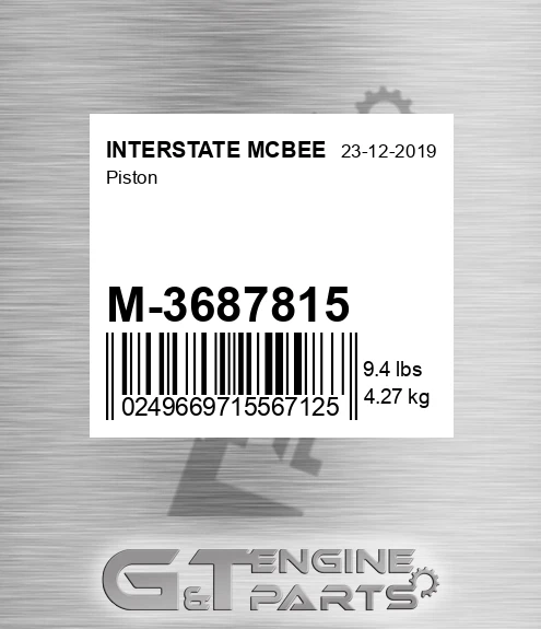 M-3687815 Piston