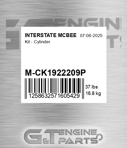 M-CK1922209P Kit - Cylinder for INTERSTATE MCBEE