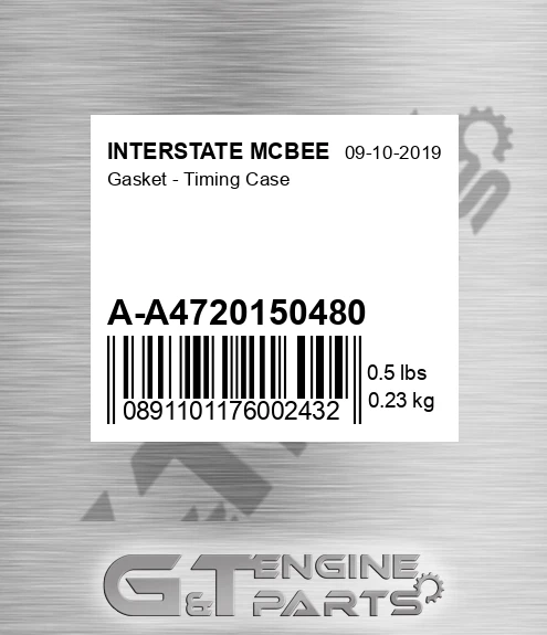 A-A4720150480 Gasket - Timing Case