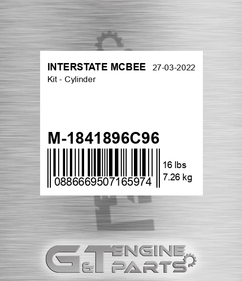 M-1841896C96 Kit - Cylinder