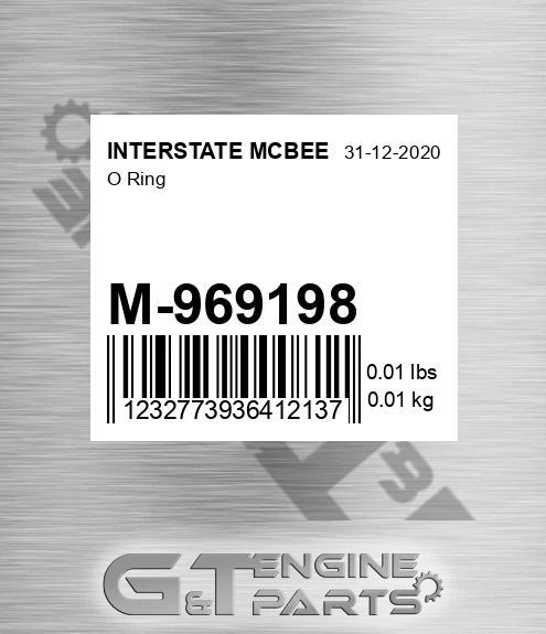 M-969198 O Ring